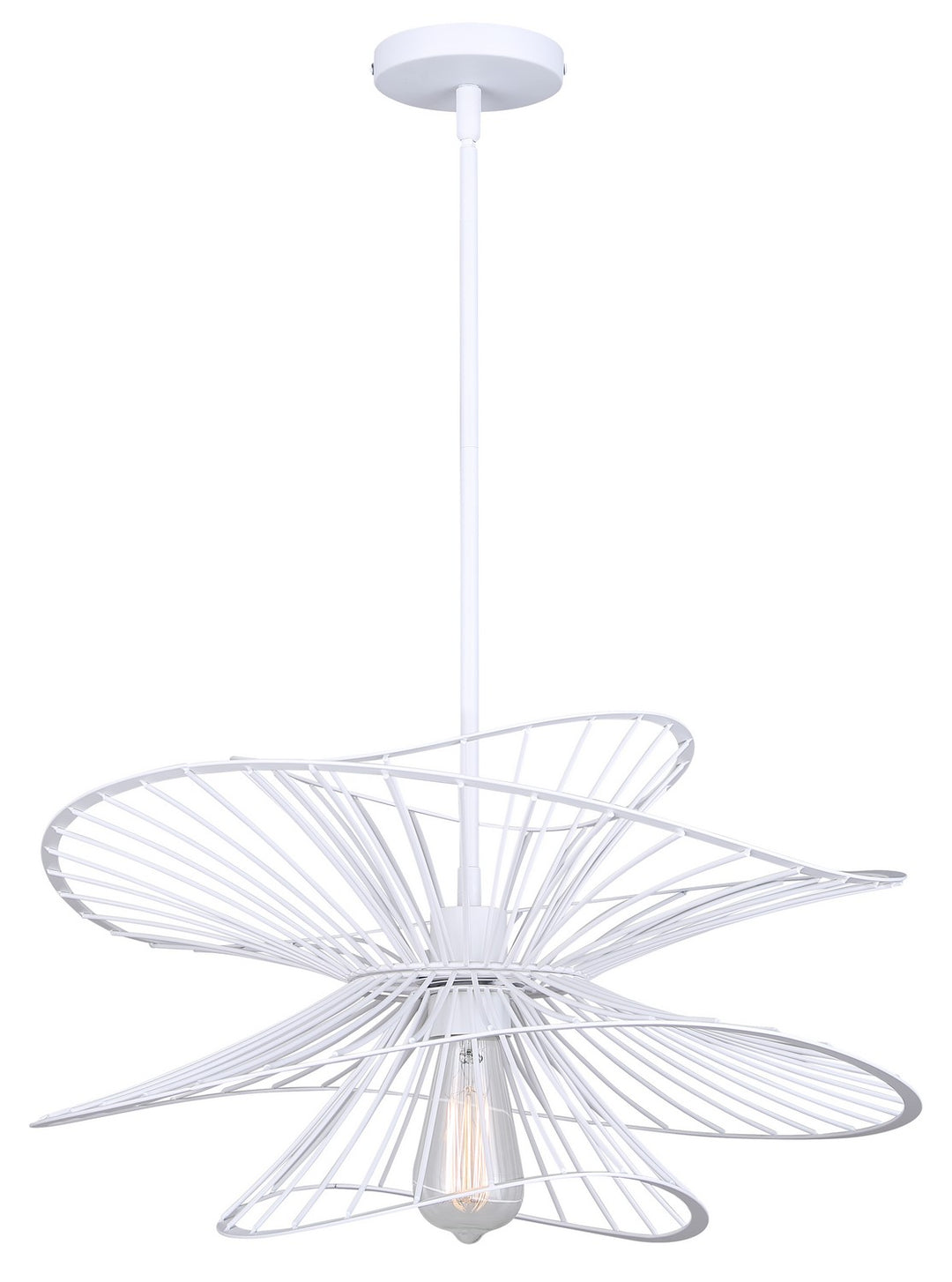 Channel One Light Pendant in White - available from The Lighting Shoppe, trusted by Canadian homeowners
