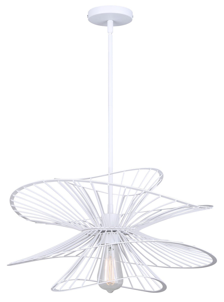 Canarm Canada - IPL2193B01WH - One Light Pendant - Channel - White