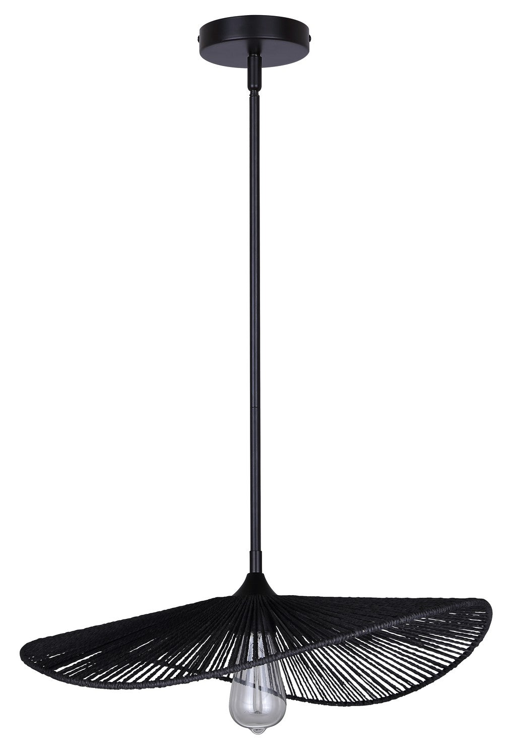 Canarm Canada - IPL2208B01BK - One Light Pendant - Georgia - Matte Black
