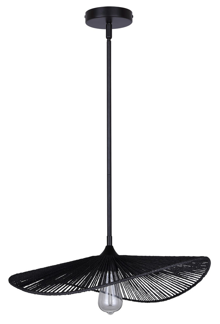 Canarm Canada - IPL2208B01BK - One Light Pendant - Georgia - Matte Black