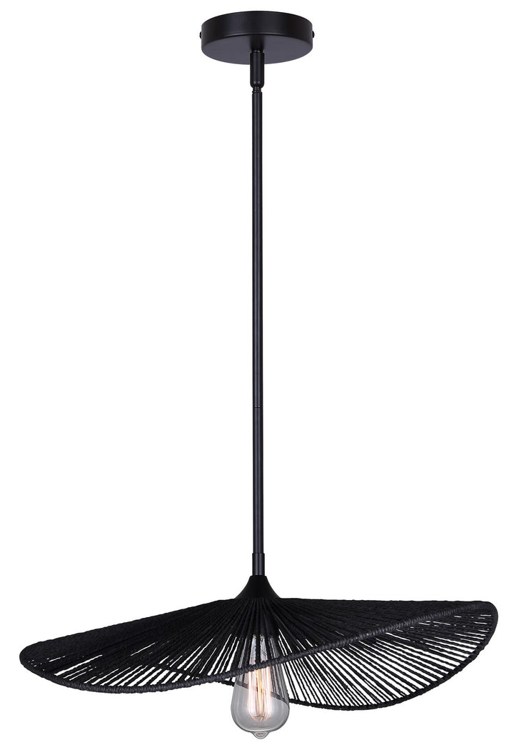 Canarm Canada - IPL2208B01BK - One Light Pendant - Georgia - Matte Black