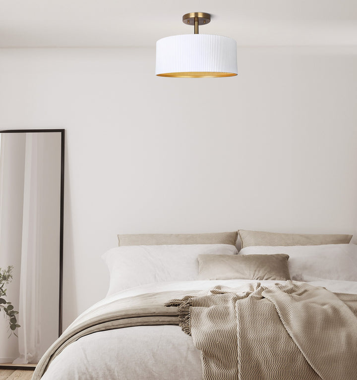 Canarm Canada - ISF1119A02WHG - Two Light Semi-Flush Mount - Rexton - Matte White
