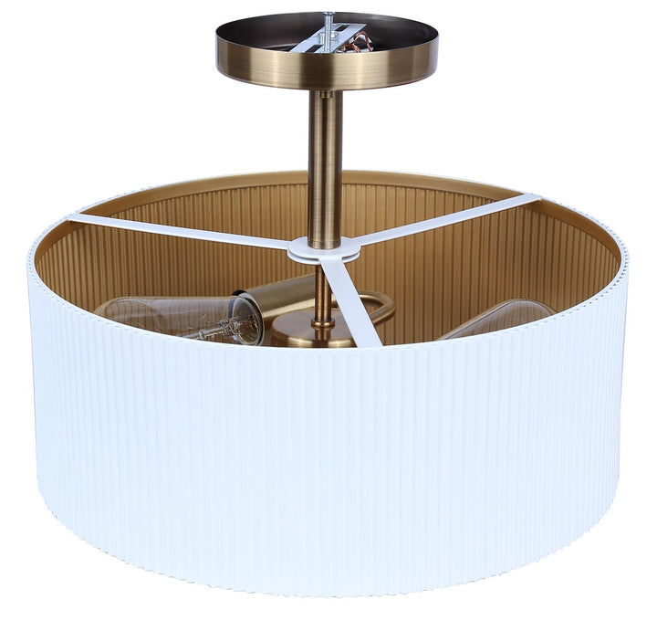 Canarm Canada - ISF1119A02WHG - Two Light Semi-Flush Mount - Rexton - Matte White