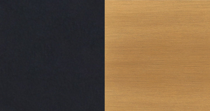 Canarm Canada - ISF1143A03BKG - Three Light Semi-Flush Mount - Jenner - Matte Black And Gold
