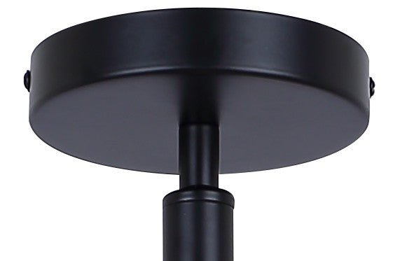 Canarm Canada - ISF1205A03BK - Three Light Semi Flush Mount - Benson - Black