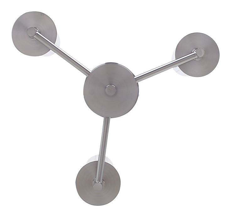 Canarm Canada - ISF1205A03BN - Three Light Semi Flush Mount - Benson - Brushed Nickel