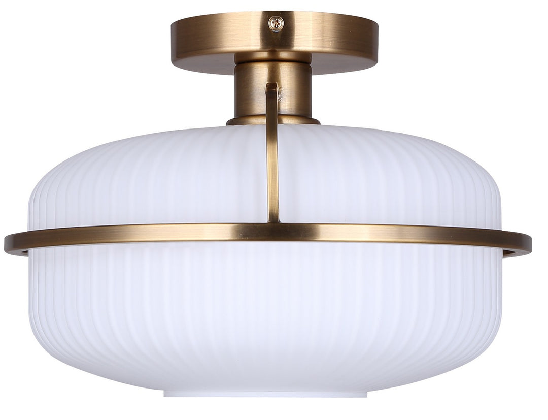 Canarm Canada - ISF2190B01GD - One Light Semi Flush Mount - Eve - Brushed Gold