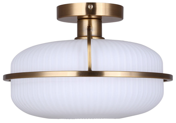 Canarm Canada - ISF2190B01GD - One Light Semi Flush Mount - Eve - Brushed Gold