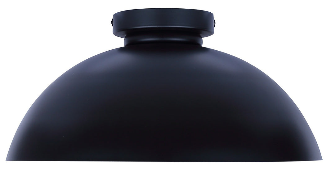 Canarm Canada - ISF2192B01BK - One Light Semi Flush Mount - Eddie - Matte Black