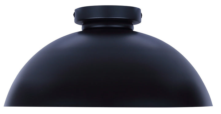 Canarm Canada - ISF2192B01BK - One Light Semi Flush Mount - Eddie - Matte Black
