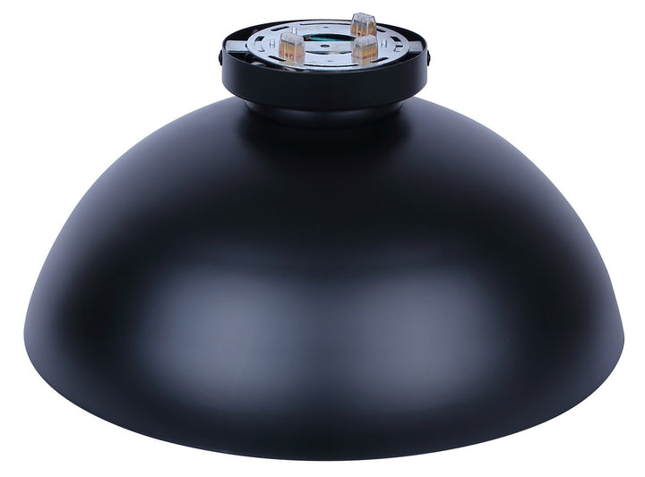 Canarm Canada - ISF2192B01BK - One Light Semi Flush Mount - Eddie - Matte Black