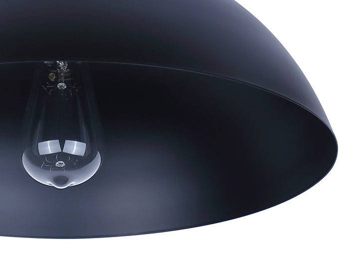 Canarm Canada - ISF2192B01BK - One Light Semi Flush Mount - Eddie - Matte Black