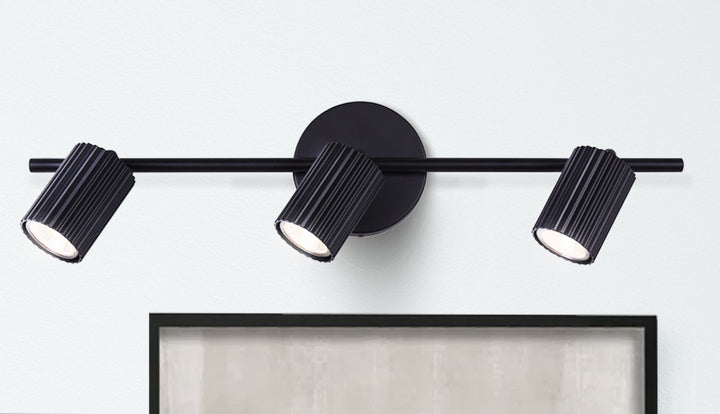 Canarm Canada - IT1119A03BK10 - Three Light Track Lighting - Rexton - Black