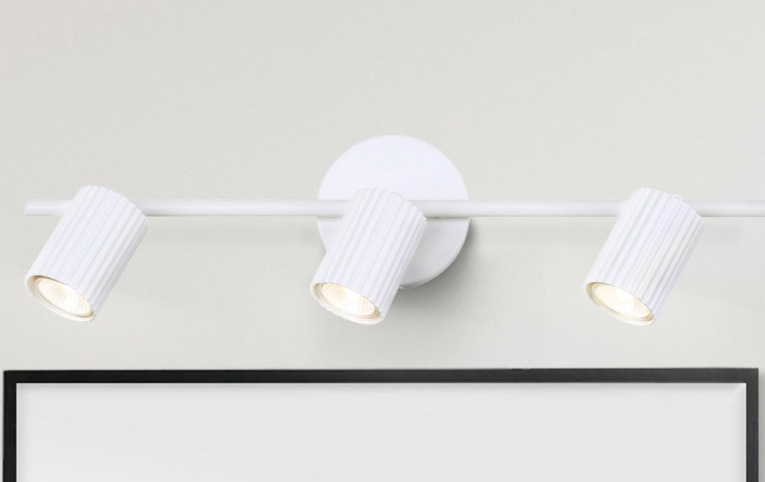 Canarm Canada - IT1119A03WH10 - Three Light Track Lighting - Rexton - White