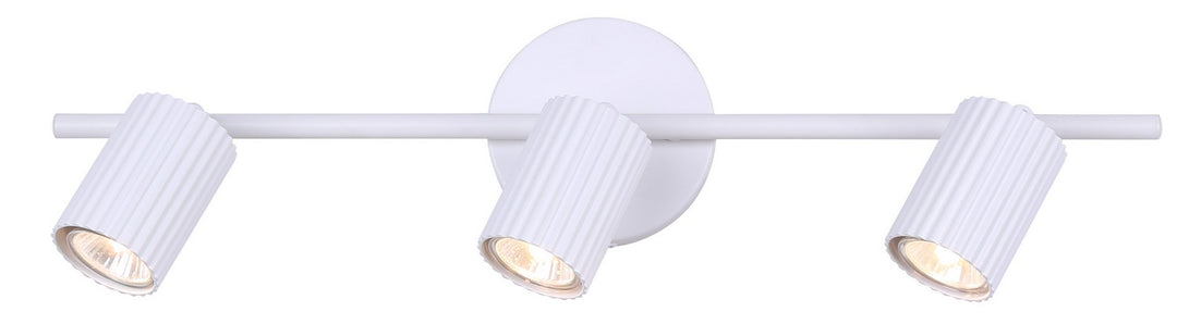 Rexton Three Light Track Lighting in White - available from The Lighting Shoppe, trusted by Canadian homeowners
