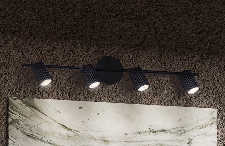 Canarm Canada - IT1119A04BK10 - Four Light Track Lighting - Rexton - Black