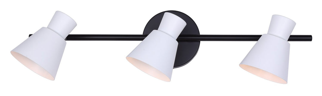 Radley Three Light Track Lighting in Black/White - available from The Lighting Shoppe, trusted by Canadian homeowners