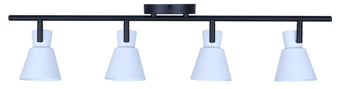 Canarm Canada - IT1163A04BW10 - Four Light Track Lighting - Radley - White