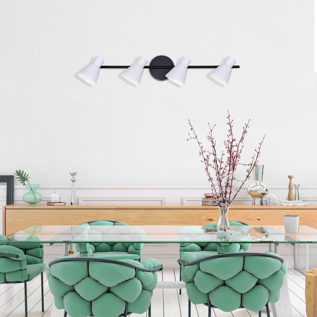 Canarm Canada - IT1163A04BW10 - Four Light Track Lighting - Radley - White