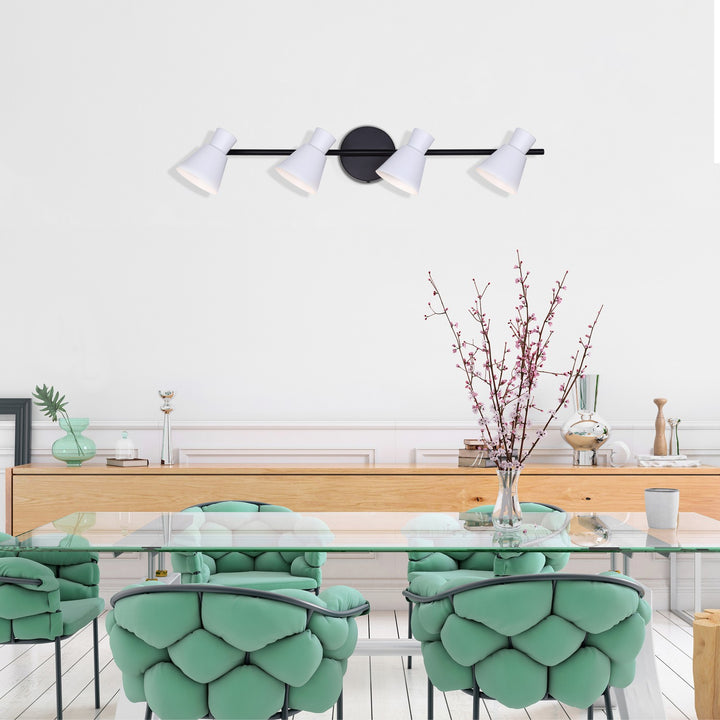 Canarm Canada - IT1163A04BW10 - Four Light Track Lighting - Radley - White