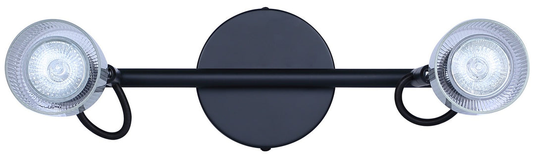 Canarm Canada - IT1198A02BKW10 - Two Light Track Light - Owen - Black