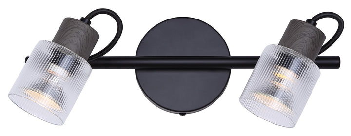 Canarm Canada - IT1198A02BKW10 - Two Light Track Light - Owen - Black
