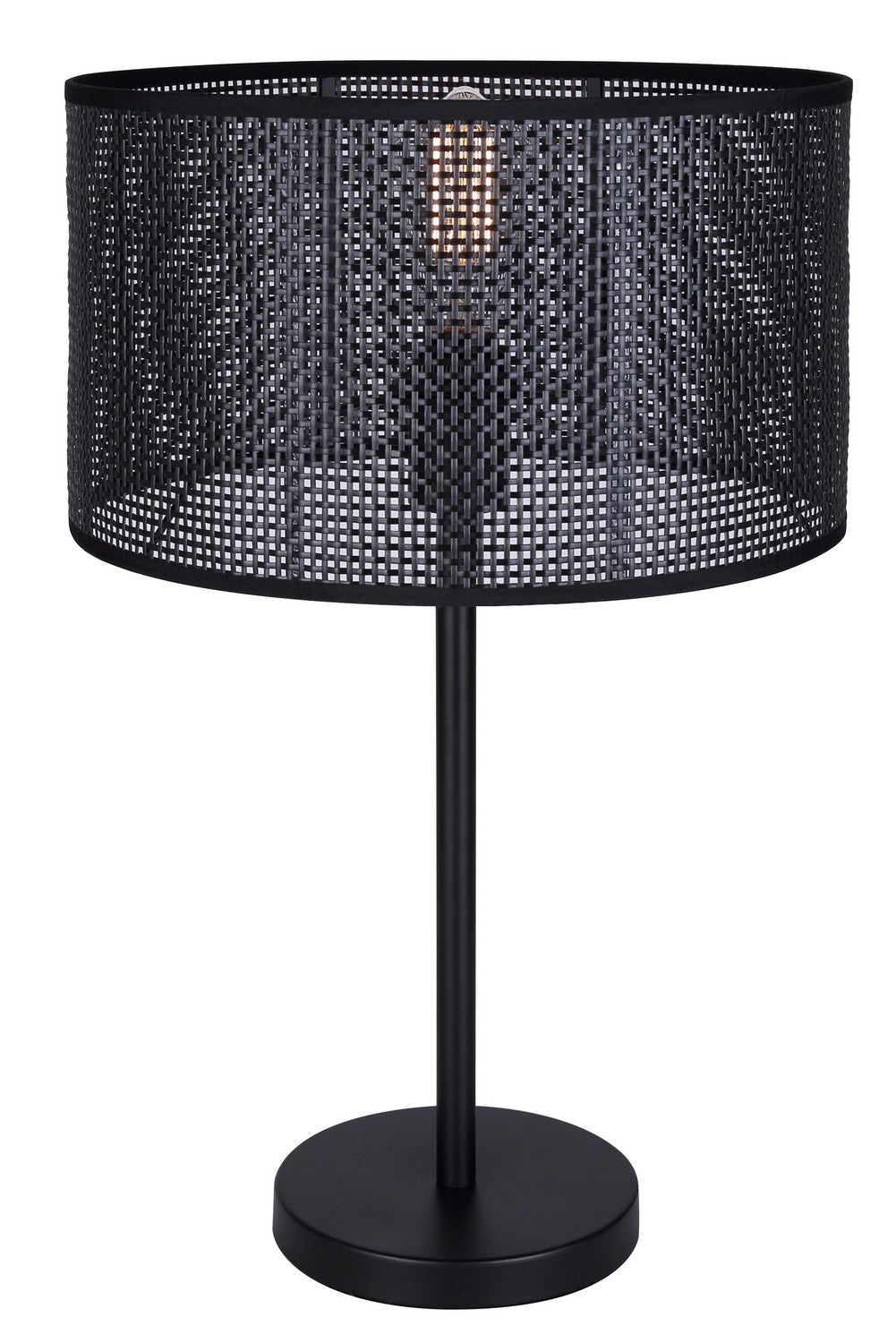 Bellamy One Light Table Lamp in Matte Black - available from The Lighting Shoppe, trusted by Canadian homeowners