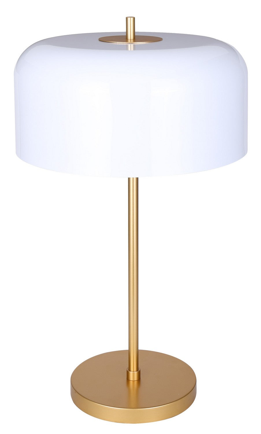 Milli One Light Table Lamp in Gold - available from The Lighting Shoppe, trusted by Canadian homeowners
