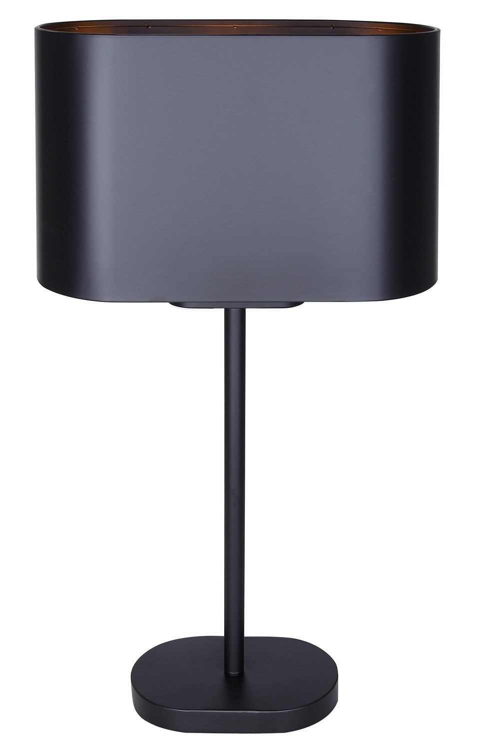 Kov One Light Table Lamp in Matte Black - available from The Lighting Shoppe, trusted by Canadian homeowners