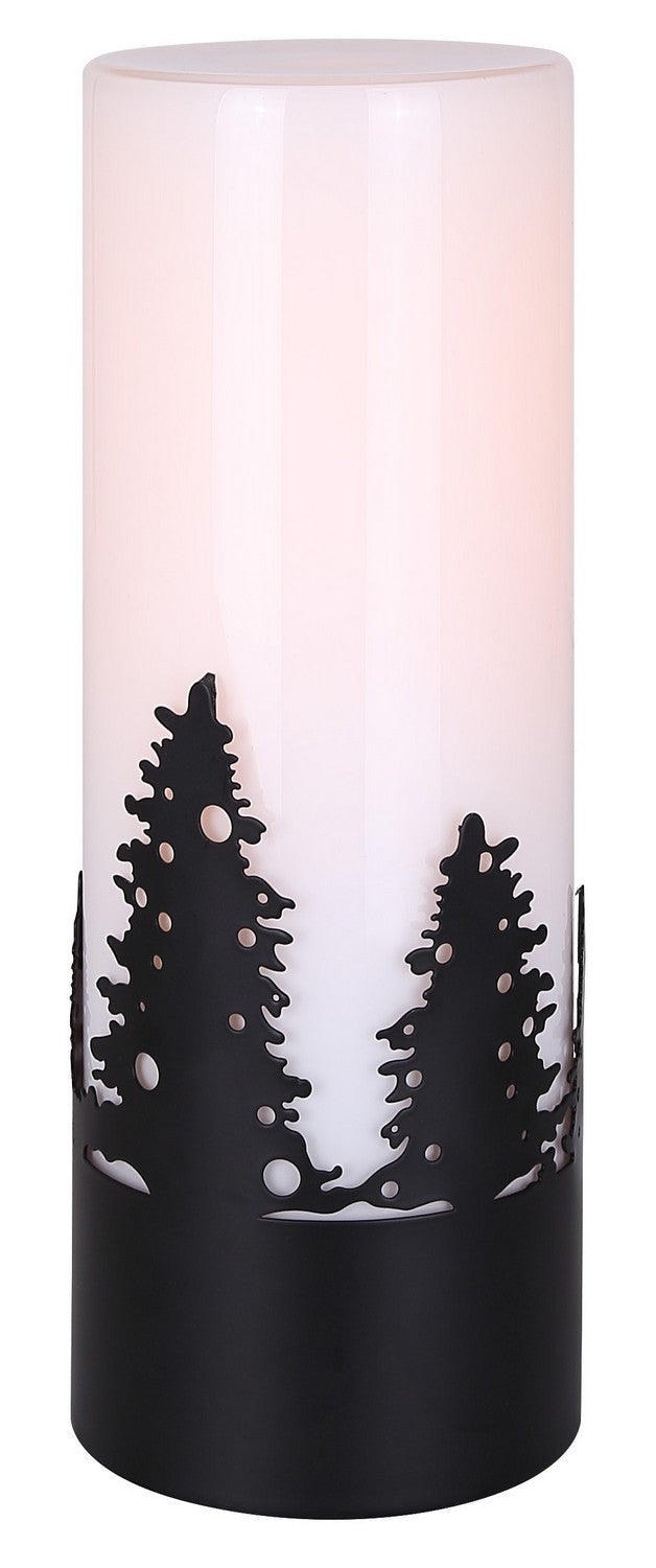 Silvia One Light Table Lamp in Matte Black - available from The Lighting Shoppe, trusted by Canadian homeowners