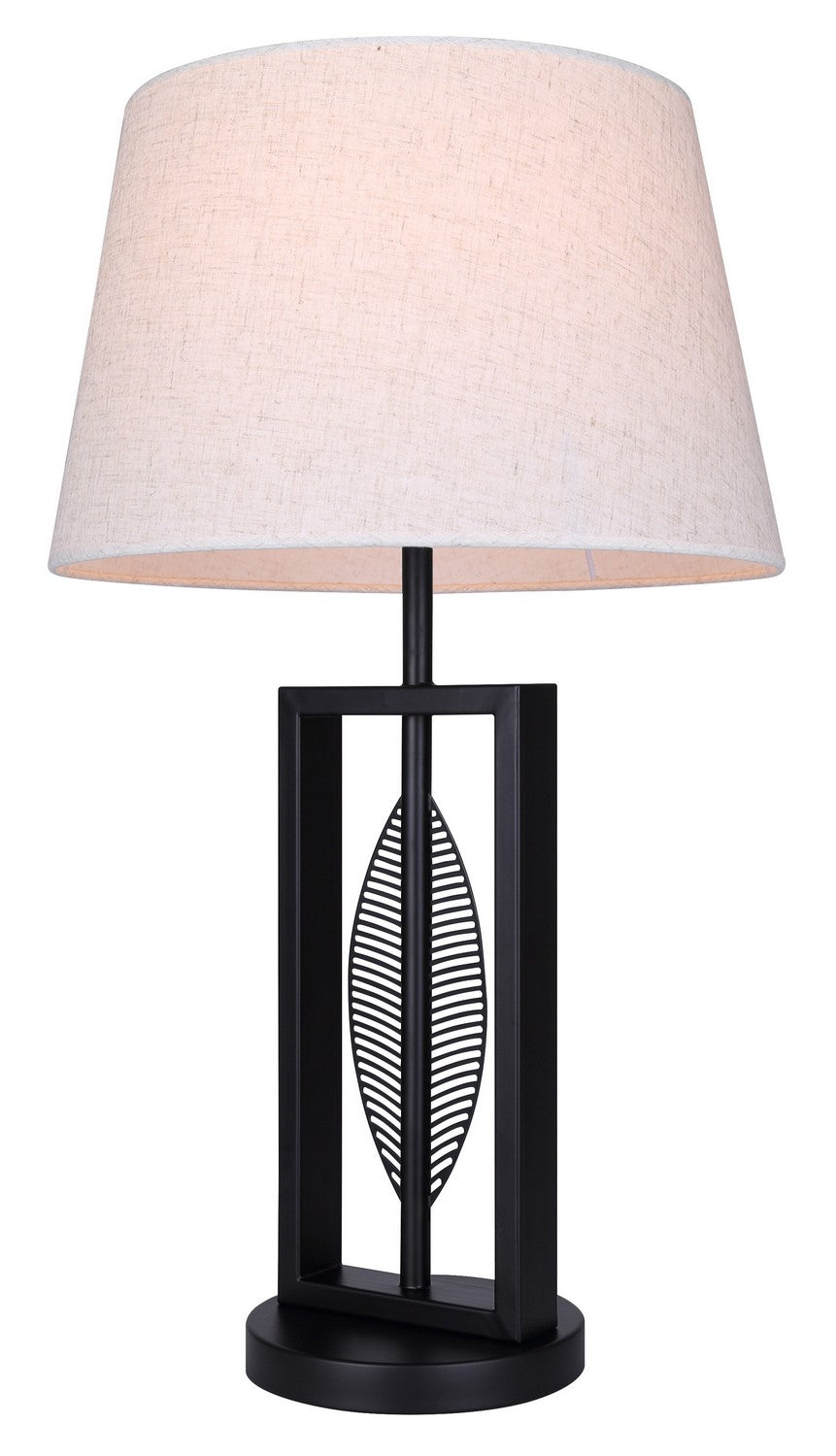 Willow One Light Table Lamp in Matte Black - available from The Lighting Shoppe, trusted by Canadian homeowners
