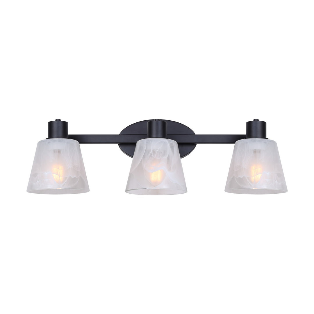 Canarm Canada - IVL1151A03BK - Three Light Vanity - Luelle - Black