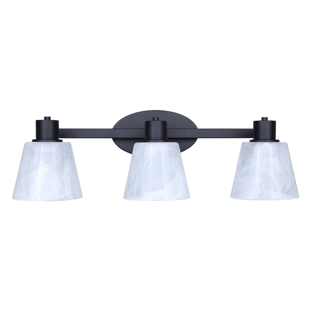 Canarm Canada - IVL1151A03BK - Three Light Vanity - Luelle - Black