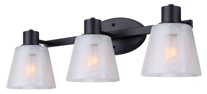 Canarm Canada - IVL1151A03BK - Three Light Vanity - Luelle - Black