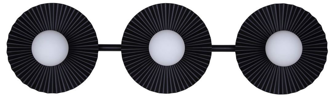 Canarm Canada - IVL1210A03BK9 - Three Light Vanity - Payton - Matte Black
