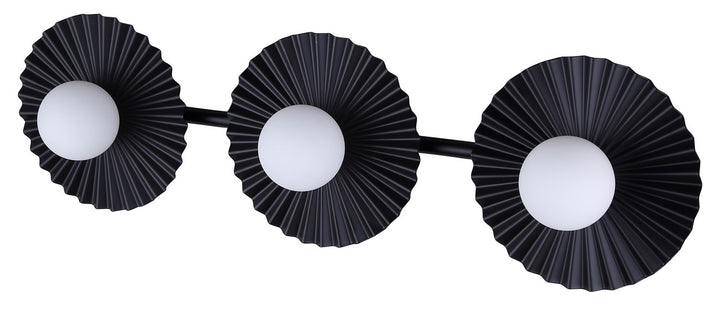 Canarm Canada - IVL1210A03BK9 - Three Light Vanity - Payton - Matte Black