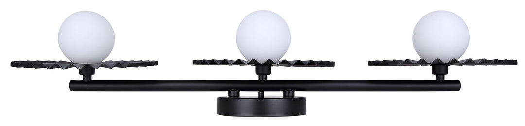 Canarm Canada - IVL1210A03BK9 - Three Light Vanity - Payton - Matte Black