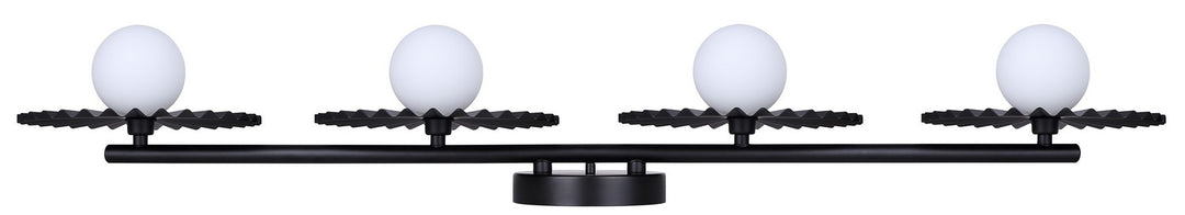 Canarm Canada - IVL1210A04BK9 - Four Light Vanity - Payton - Matte Black