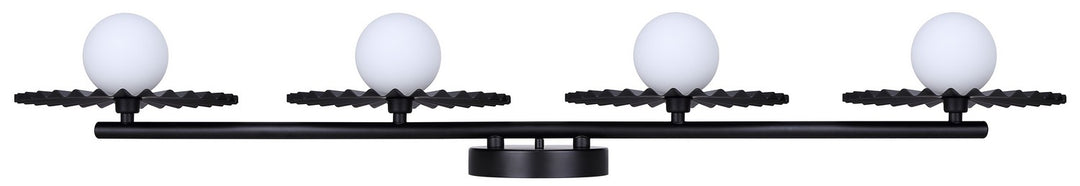 Canarm Canada - IVL1210A04BK9 - Four Light Vanity - Payton - Matte Black