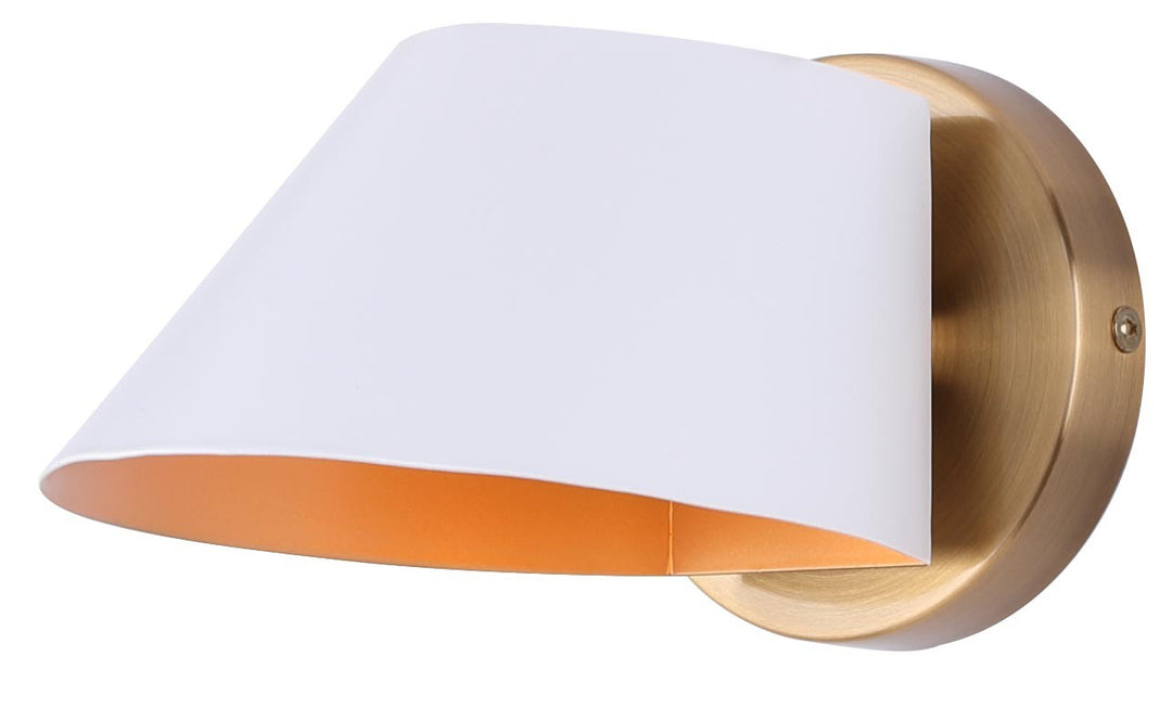 Daxton One Light Wall Sconce in Gold - available from The Lighting Shoppe, trusted by Canadian homeowners