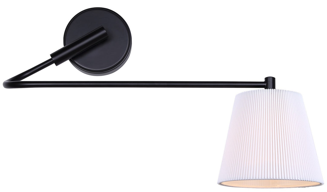 Canarm Canada - IWF1201A01BK - One Light Wall Sconce - Aspen - Black