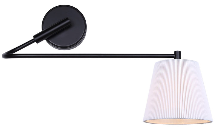 Canarm Canada - IWF1201A01BK - One Light Wall Sconce - Aspen - Black