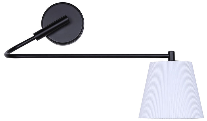 Canarm Canada - IWF1201A01BK - One Light Wall Sconce - Aspen - Black