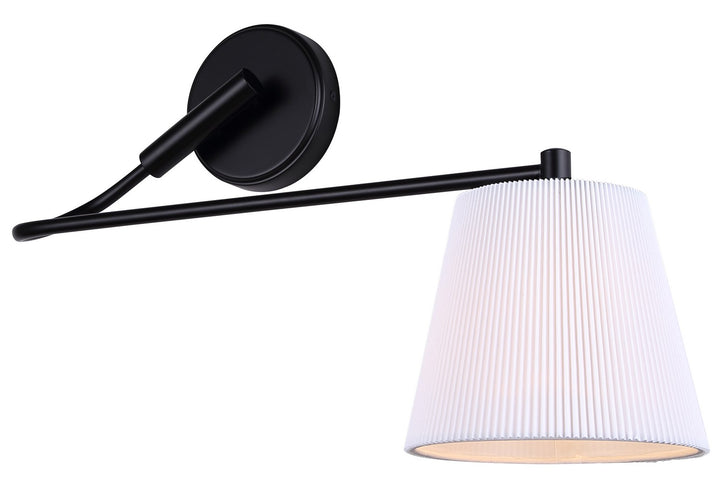Canarm Canada - IWF1201A01BK - One Light Wall Sconce - Aspen - Black