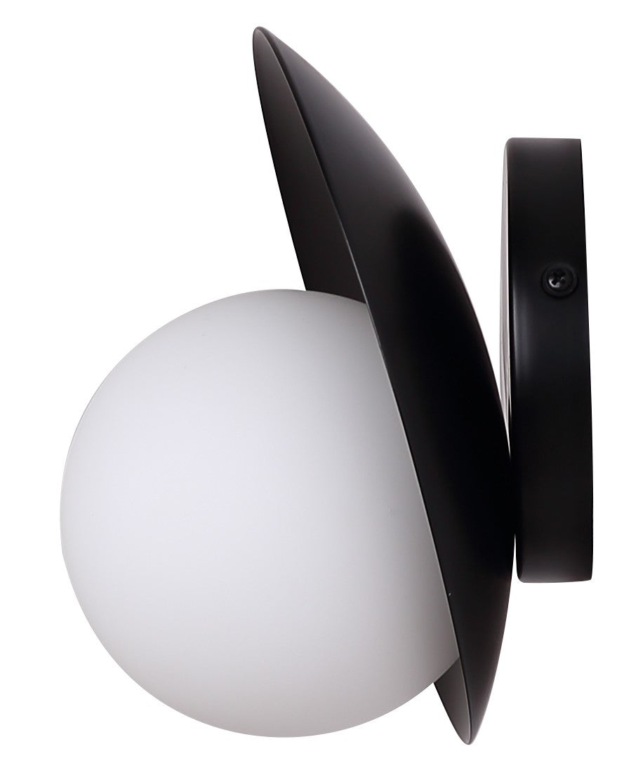 Canarm Canada - IWF2188B01BK9 - One Light Wall Sconce - Mesa - White
