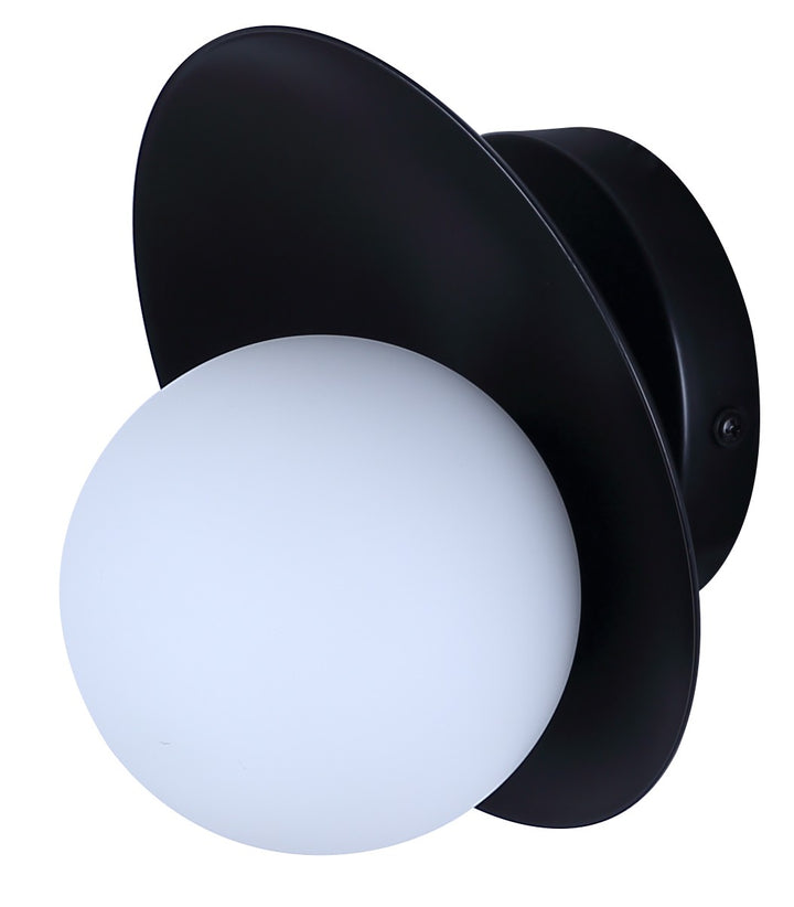 Canarm Canada - IWF2188B01BK9 - One Light Wall Sconce - Mesa - White