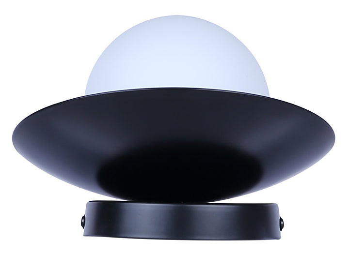 Canarm Canada - IWF2188B01BK9 - One Light Wall Sconce - Mesa - White