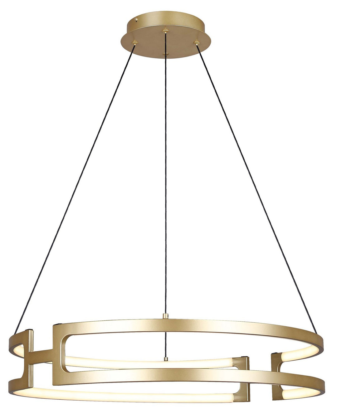 Bettony One Light Chandelier in Gold - available from The Lighting Shoppe, trusted by Canadian homeowners