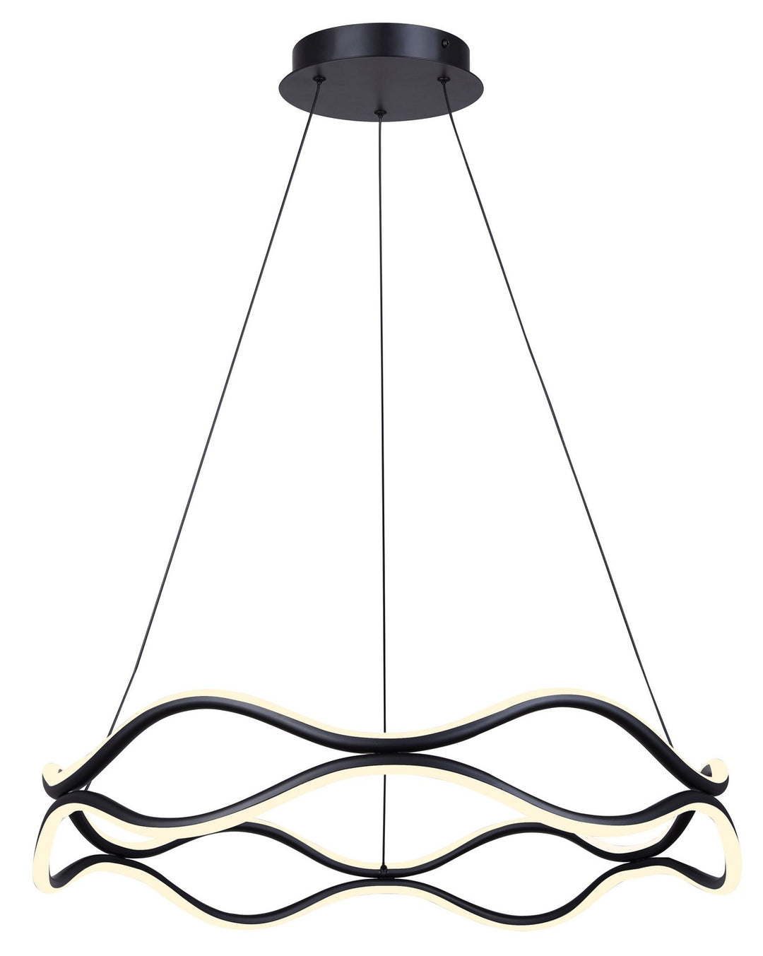 Castra LED Chandelier in Black - available from The Lighting Shoppe, trusted by Canadian homeowners