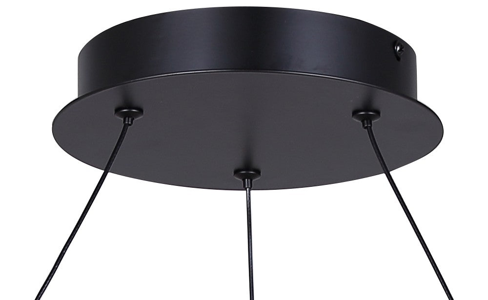 Canarm Canada - LCH283A24BKB - LED Chandelier - Azria - Matte Black